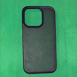 Apple Dark Green and Black Phone Case